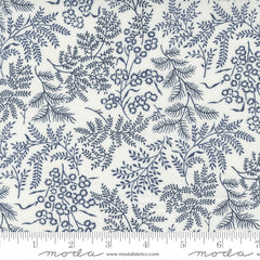 Nantucket Summer Cream Navy Sconset Landscape Yardage by Camille Roskelley for Moda Fabrics