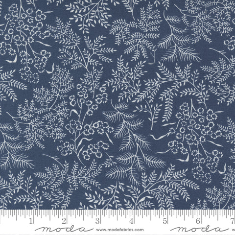 Nantucket Summer Navy Sconset Landscape Yardage by Camille Roskelley for Moda Fabrics
