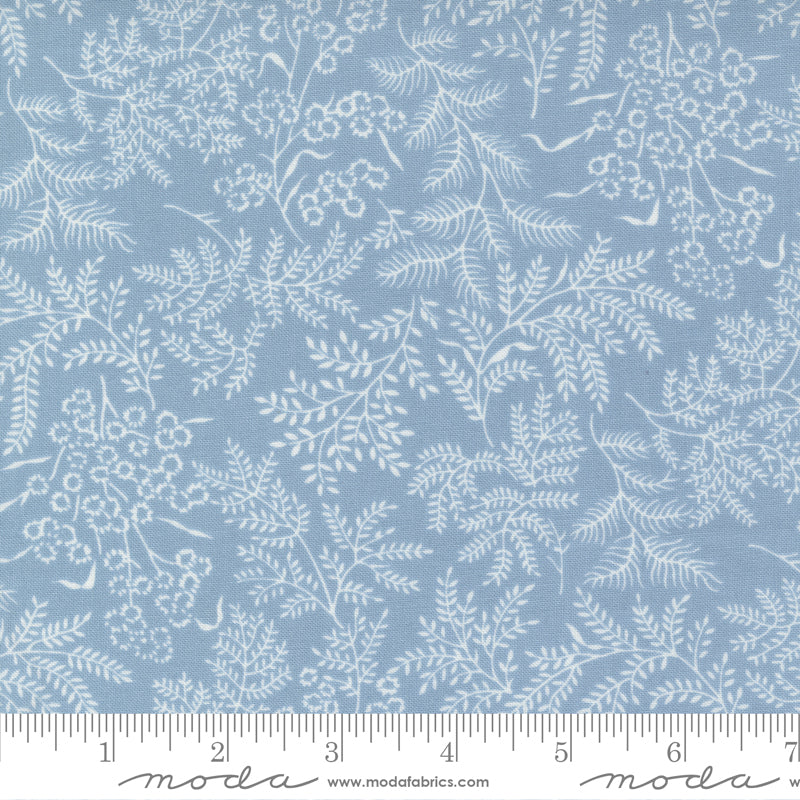 Nantucket Summer Light Blue Sconset Landscape Yardage by Camille Roskelley for Moda Fabrics