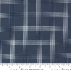 Nantucket Summer Navy Plaid Yardage by Camille Roskelley for Moda Fabrics