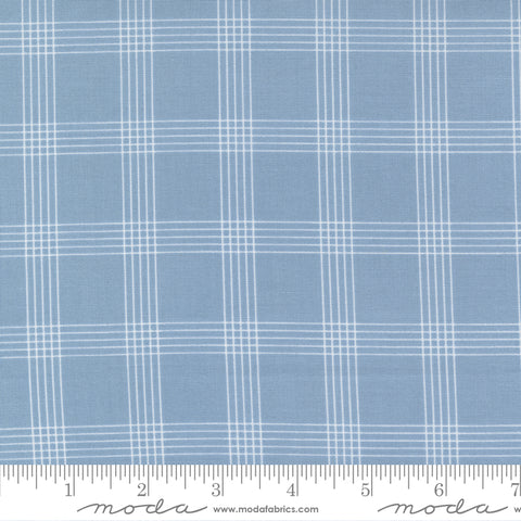 Nantucket Summer Light Blue Plaid Yardage by Camille Roskelley for Moda Fabrics