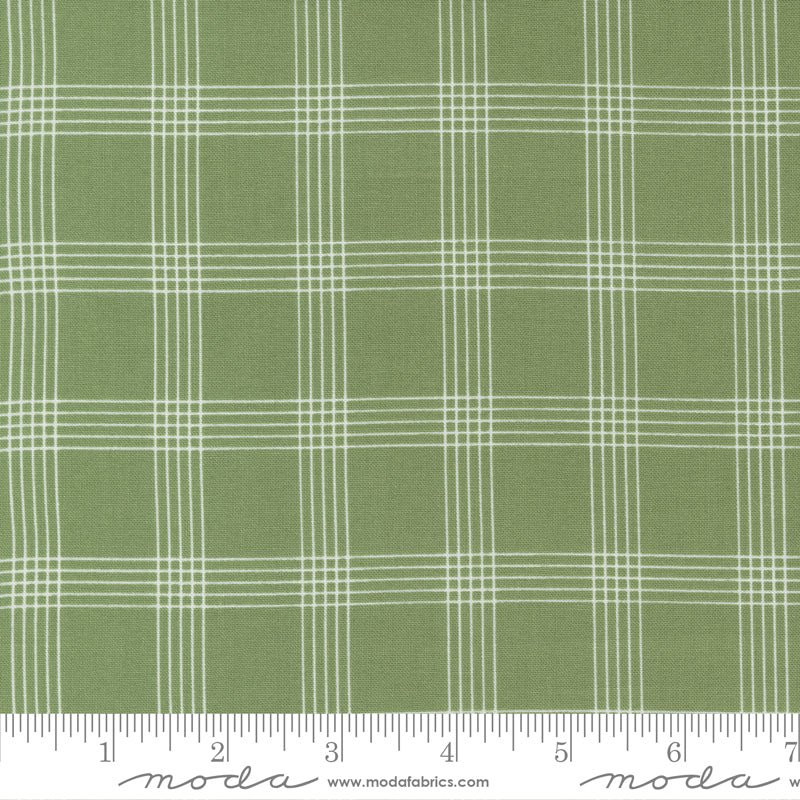 Nantucket Summer Grass Plaid Yardage by Camille Roskelley for Moda Fabrics