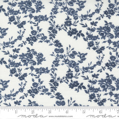 Nantucket Summer Cream Navy Surfside Yardage by Camille Roskelley for Moda Fabrics