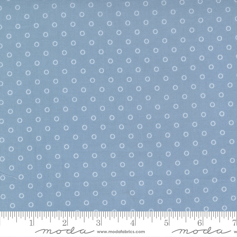 Nantucket Summer Light Blue Smitten Yardage by Camille Roskelley for Moda Fabrics