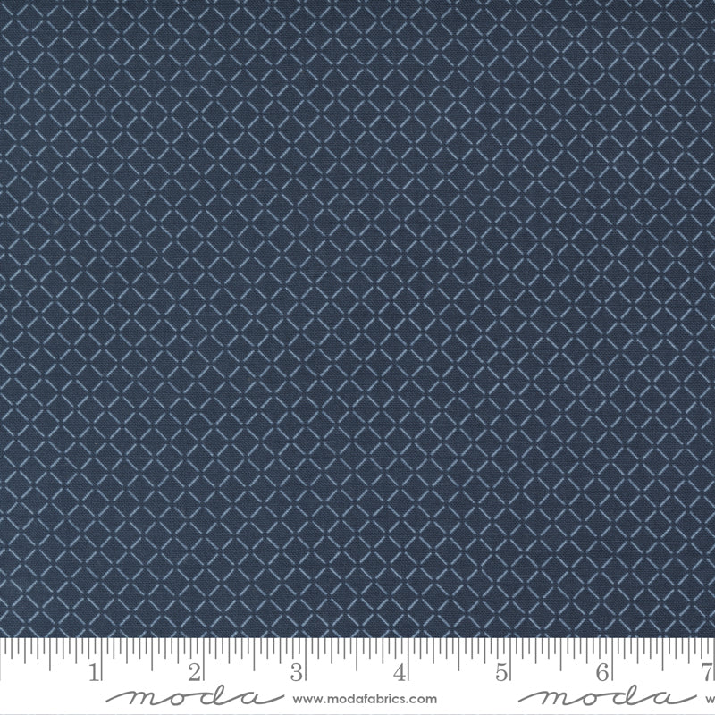 Nantucket Summer Navy Sail Yardage by Camille Roskelley for Moda Fabrics