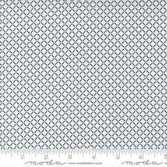 Nantucket Summer Cream Navy Sail Yardage by Camille Roskelley for Moda Fabrics