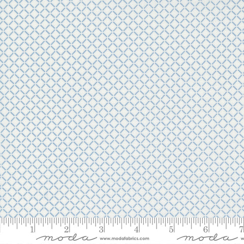 Nantucket Summer Cream Blue Sail Yardage by Camille Roskelley for Moda Fabrics