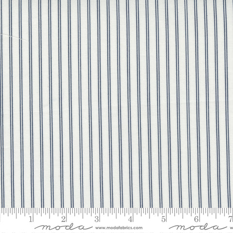 Nantucket Summer Cream Navy Stripe Yardage by Camille Roskelley for Moda Fabrics