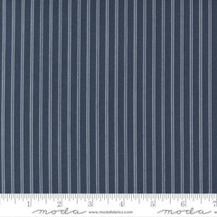 Nantucket Summer Navy Stripe Yardage by Camille Roskelley for Moda Fabrics