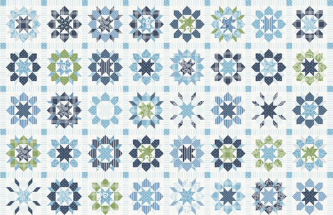 Nantucket Summer Multi Swoon Cheater 60" Yardage by Camille Roskelley for Moda Fabrics