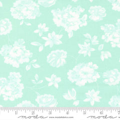 Lighthearted Aqua Garden Yardage by Camille Roskelley for Moda Fabrics