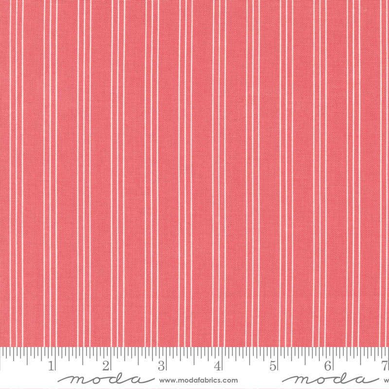 Lighthearted Pink Stripe Yardage by Camille Roskelley for Moda Fabrics