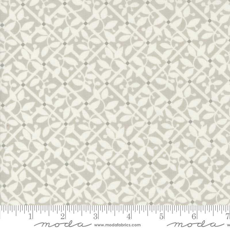 Shoreline Grey Lattice Yardage by Camille Roskelley for Moda Fabrics