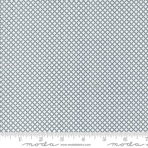 Rosemary Cottage Cream Navy Little Sail Yardage by Camille Roskelley for Moda Fabrics