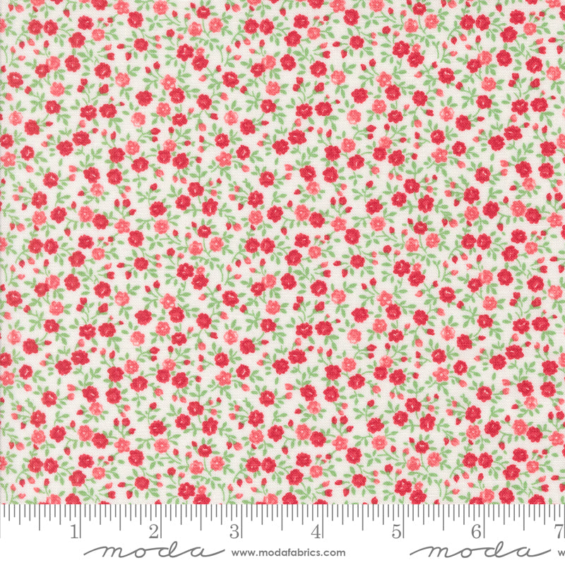 Summertime Cream Bloom Yardage by Camille Roskelley for Moda Fabrics
