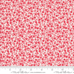 Summertime Cream Red Bloom Yardage by Camille Roskelley for Moda Fabrics