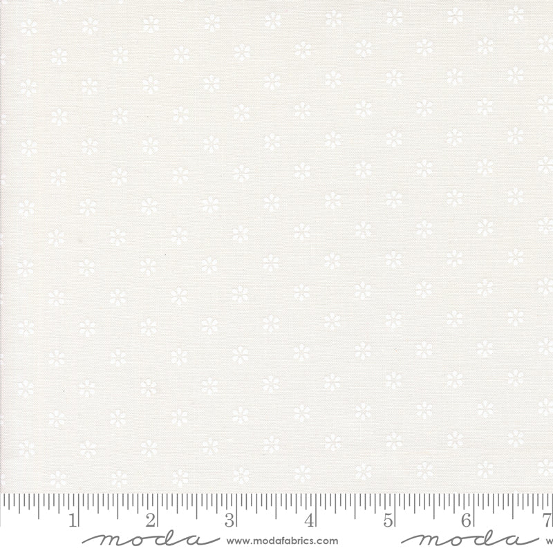Summertime Cream White Sunshine Yardage by Camille Roskelley for Moda Fabrics
