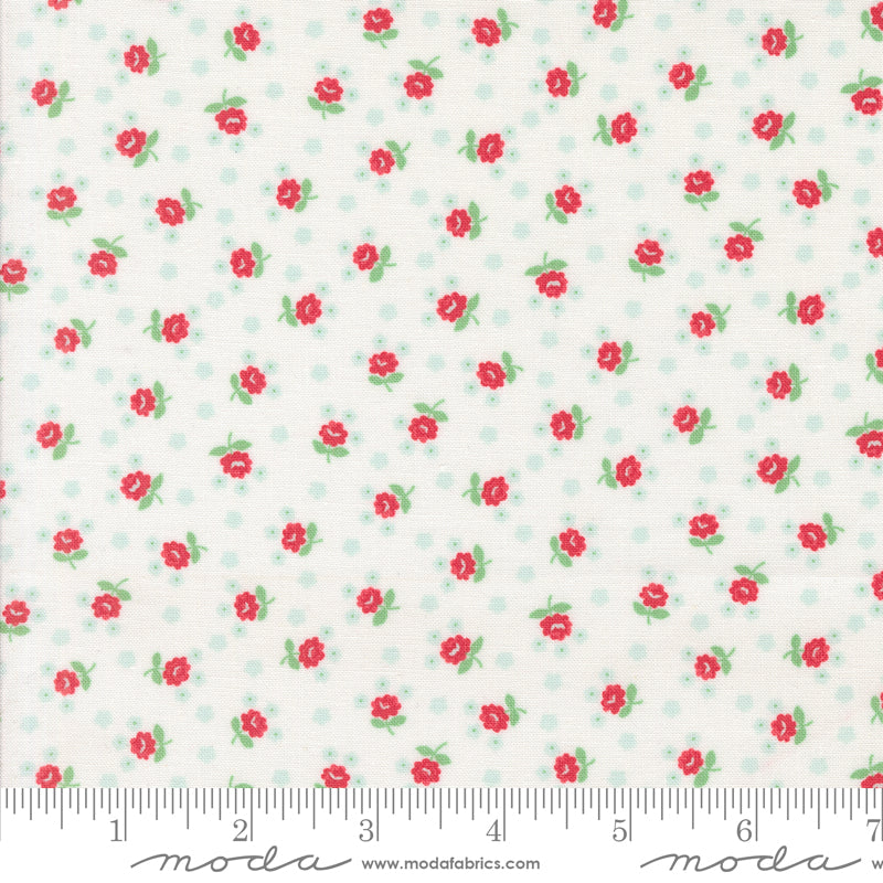 Summertime Cream Fairground Yardage by Camille Roskelley for Moda Fabrics