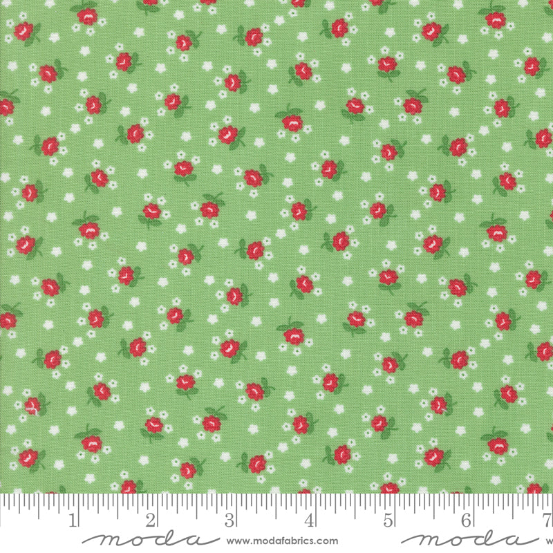 Summertime Green Fairground Yardage by Camille Roskelley for Moda Fabrics