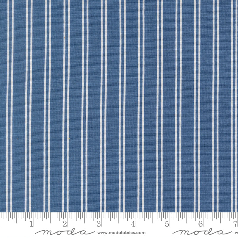 A Cat Named Stitch Sea Stitch Stripe Yardage by Camille Roskelley for Moda Fabrics