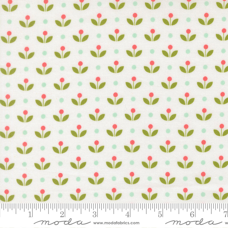 Bloomsberry White Mayfair Yardage by Camille Roskelley for Moda Fabrics