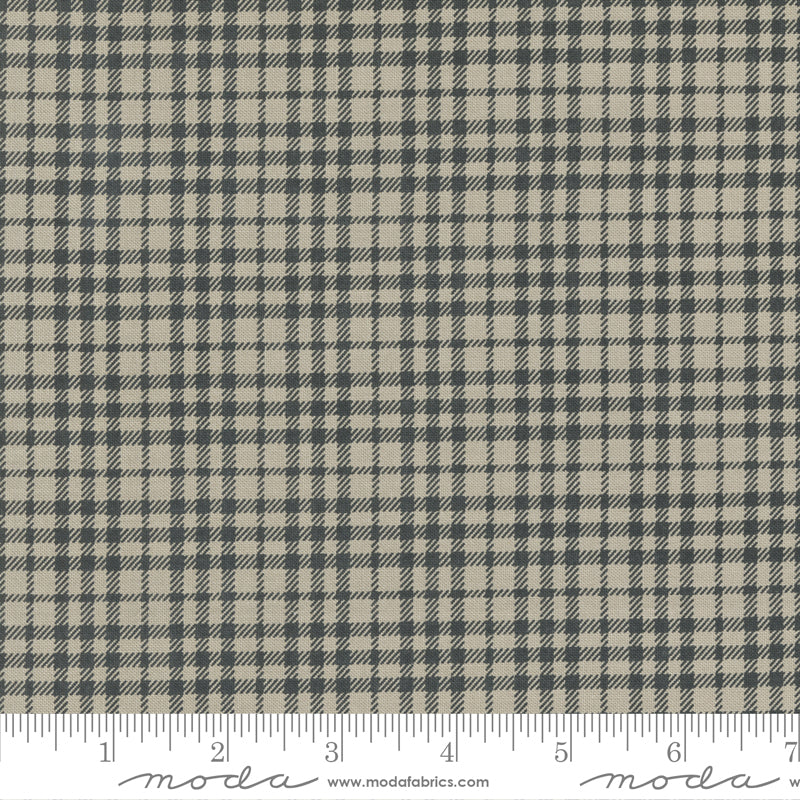 Main Street Taupe Picnic Plaid Yardage by Sweetwater for Moda Fabrics