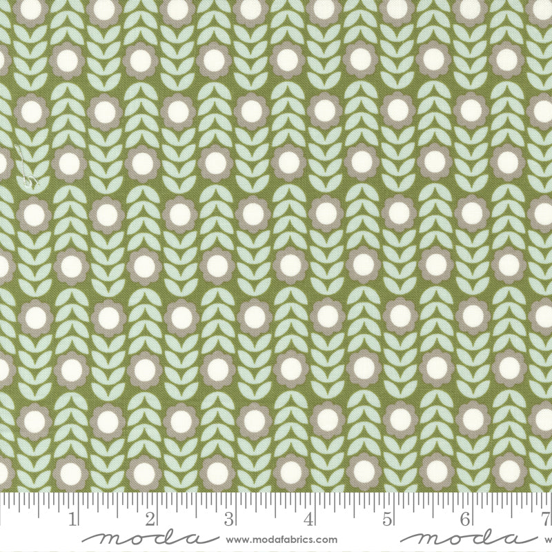 Main Street Grass Flower Shop Yardage by Sweetwater for Moda Fabrics