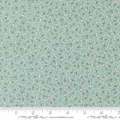 Vintage Aqua Flower Garden Yardage by Sweetwater for Moda Fabrics