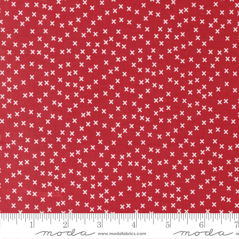 Vintage Red X Yardage by Sweetwater for Moda Fabrics