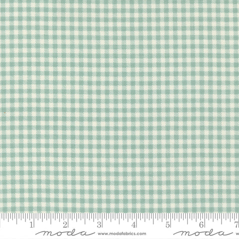 Vintage Aqua Farm Girl Yardage by Sweetwater for Moda Fabrics