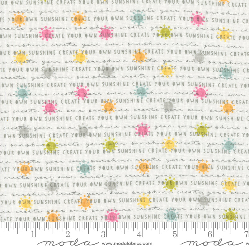 Shine Cloud Sunshine Yardage by Sweetwater for Moda Fabrics