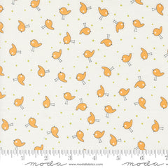 Shine Cloud Orangesicle Little Birdie Yardage by Sweetwater for Moda Fabrics
