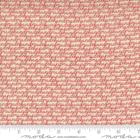 Threads Porcelain Red Handmade Yardage by Sweetwater for Moda Fabrics