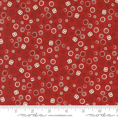 Threads Red Buttons Yardage by Sweetwater for Moda Fabrics