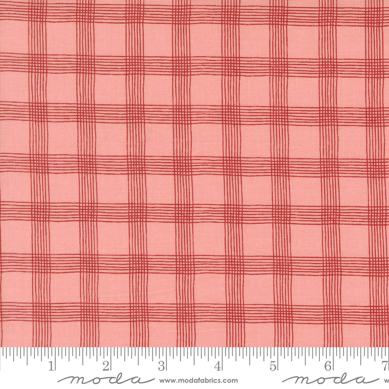 Threads Pink Plaid Yardage by Sweetwater for Moda Fabrics