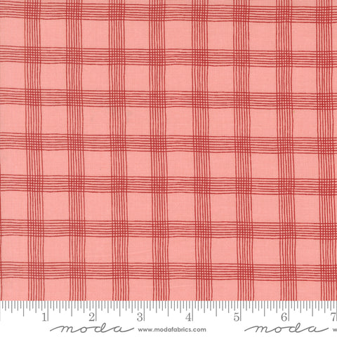 Threads Pink Plaid Yardage by Sweetwater for Moda Fabrics