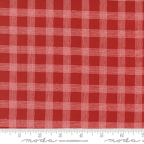 Threads Red Plaid Yardage by Sweetwater for Moda Fabrics