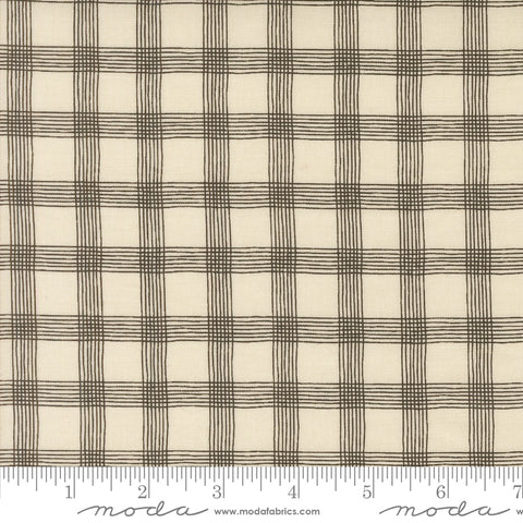 Threads Porcelain Black Plaid Yardage by Sweetwater for Moda Fabrics