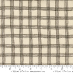 Threads Porcelain Black Plaid Yardage by Sweetwater for Moda Fabrics