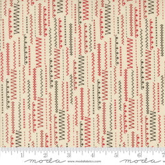 Threads Porcelain Multi Stitched Up Yardage by Sweetwater for Moda Fabrics