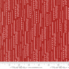 Threads Red Stitched Up Yardage by Sweetwater for Moda Fabrics