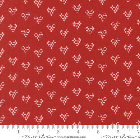 Threads Red Love Yardage by Sweetwater for Moda Fabrics