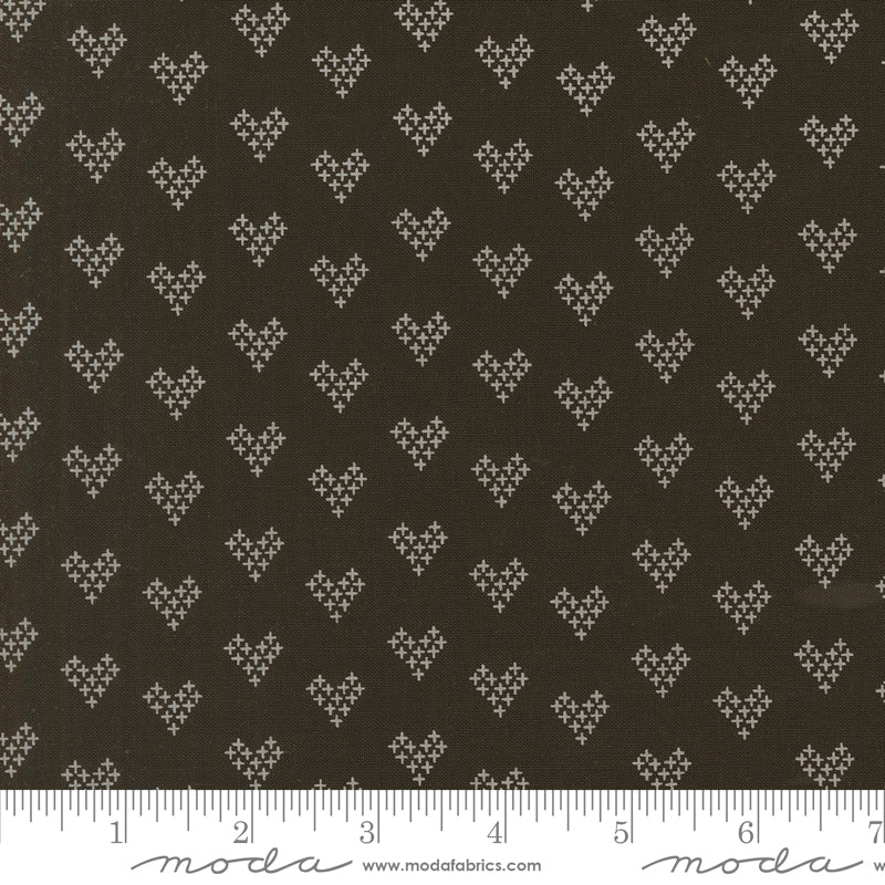 Threads Black Love Yardage by Sweetwater for Moda Fabrics