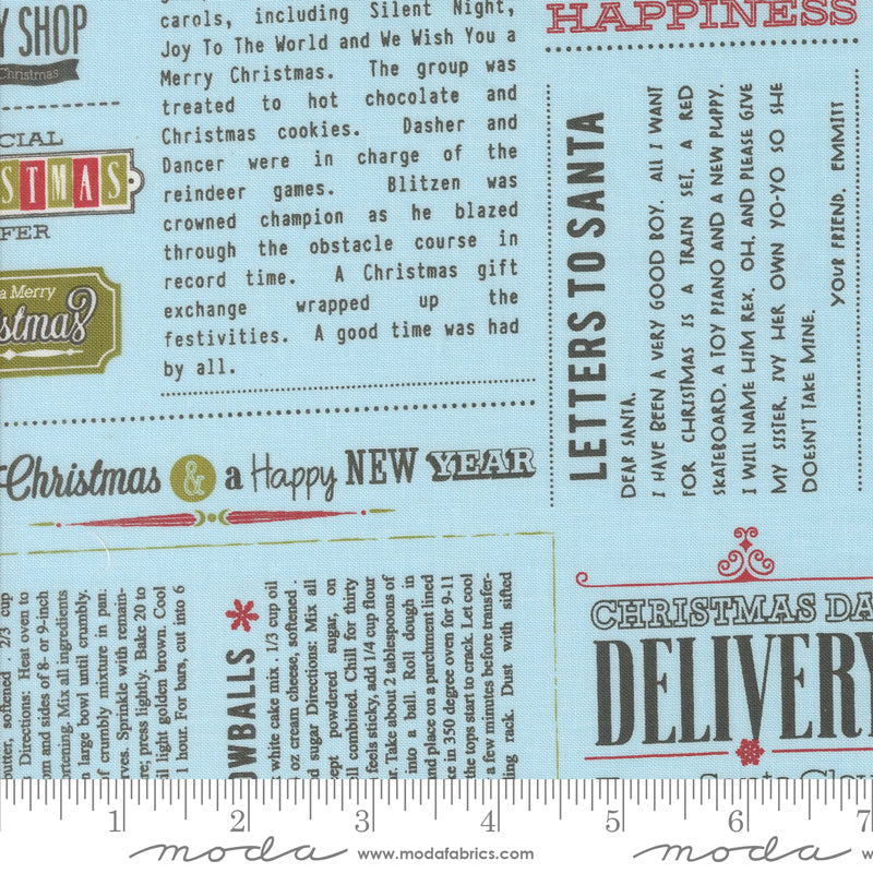 Emmitt and Ivy Sky In The News Yardage by Sweetwater for Moda Fabrics