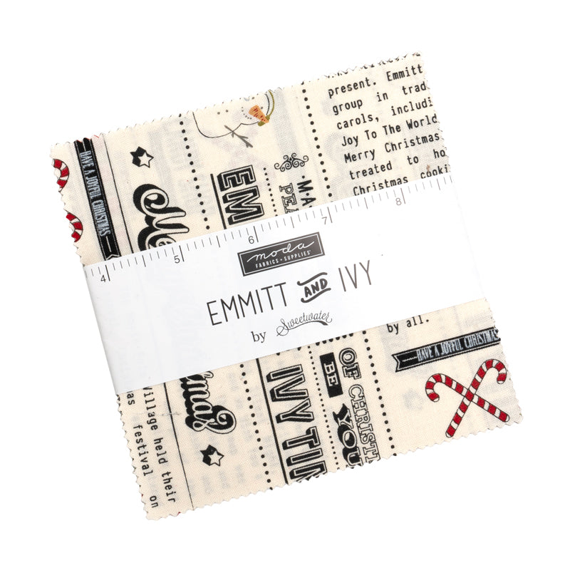 Emmitt and Ivy Charm Pack by Sweetwater for Moda Fabrics