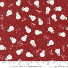Emmitt and Ivy Red The Snow Kids Yardage by Sweetwater for Moda Fabrics