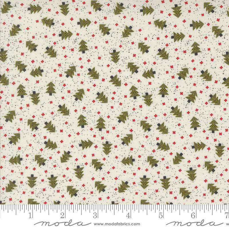 Emmitt and Ivy Vanilla Spruce Yardage by Sweetwater for Moda Fabrics