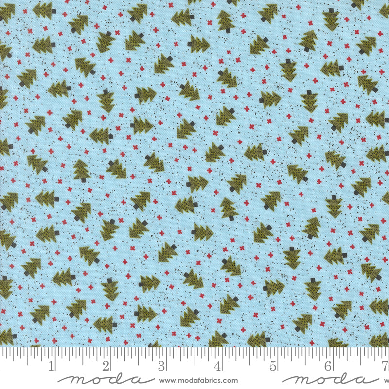 Emmitt and Ivy Sky Spruce Yardage by Sweetwater for Moda Fabrics