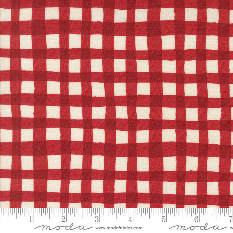 Emmitt and Ivy Red Winter Picnic Yardage by Sweetwater for Moda Fabrics