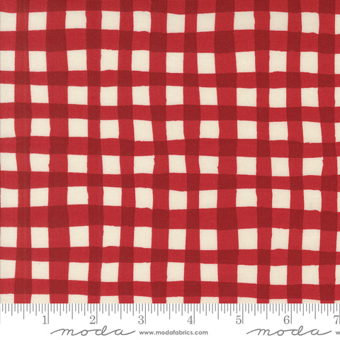 Emmitt and Ivy Red Winter Picnic Yardage by Sweetwater for Moda Fabrics